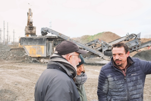 Visite de la déchèterie professionnelle "Mondeville Recyclage Négoce"