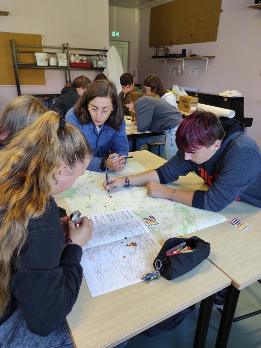Journal de résidence, n°12 : Ateliers avec les collégiens de la Rouvre